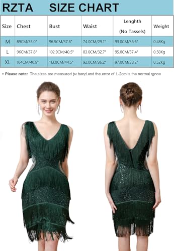 Image of Women Flapper Dresses 1920s V Neck Beaded Fringed Great Gatsby Club & Night Out Dresses