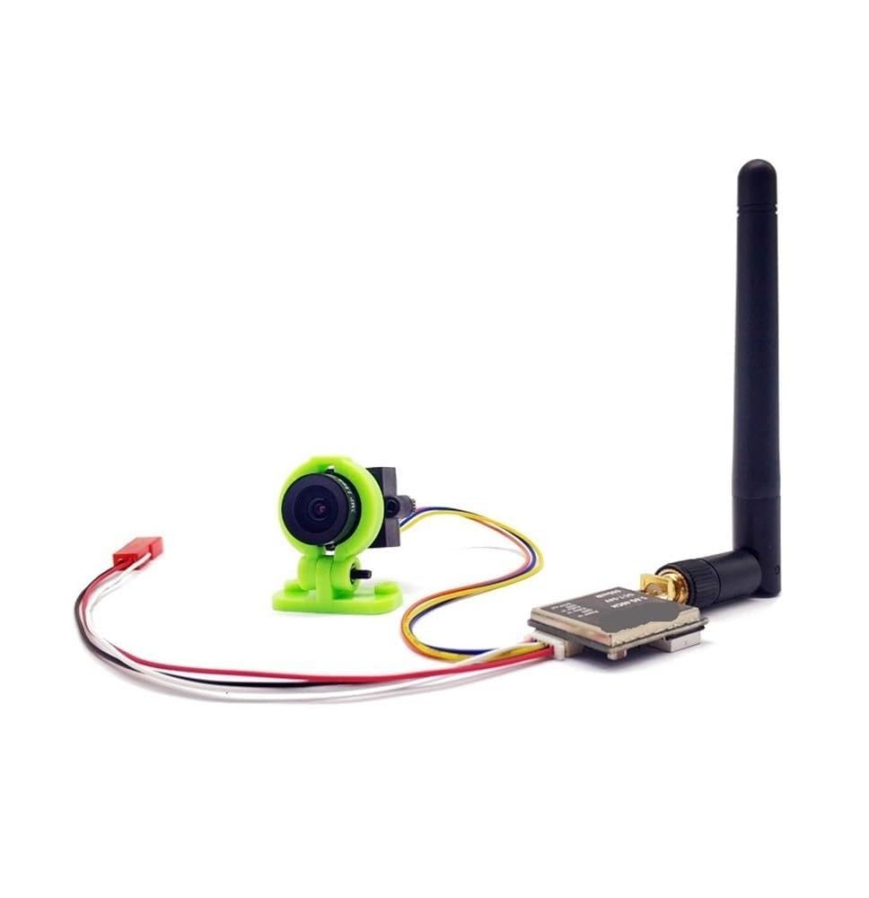 48CH 4,3 Zoll FPV-Monitor 480x272 Eingebauter Akku-Videobildschirm mit 600mw TS5823 Pro+CMOS 1000TVL-Kamera(Set 3)