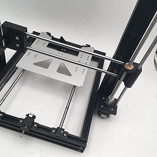 Lysee 3D Printer Parts & Accessories - AM8 3D Printer Extrusion All Metal Frame Full Kit for Anet A8 Aluminum Alloy Upgrade - (Size: No Motors, Color: Silver Extrusion)