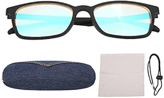 BHDK Color Blind Glasses, Full Frame Color Blindness Correction Glasses, Unisex Colorblind Glasses for Red Green Colorblindness, Color Vision Disorder, Color Weakness, Outdoor Indoor Use