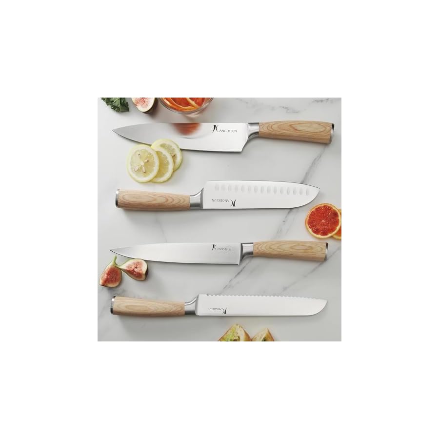 6-PCS-Chef-Knife-Set-with-Gift-Box-Ultra-Sharp-Kitchen-Knives-Ergonomic-Wood-Handle kangdelun 6 PCS Chef Knife Set with Gift Box, Ultra Sharp Kitchen Knives, Ergonomic Wood Handle