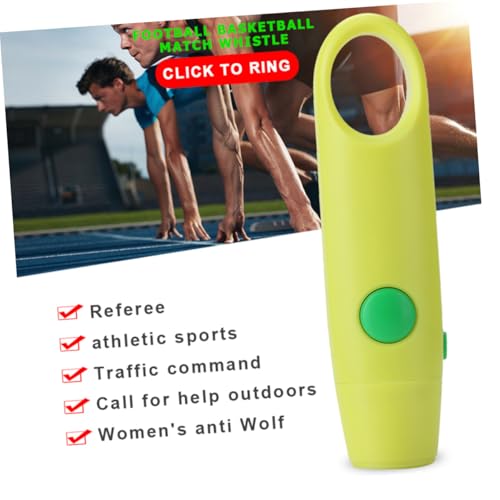 Silbato Electrónico Deportivo de Plástico Amarillo miniatura 3