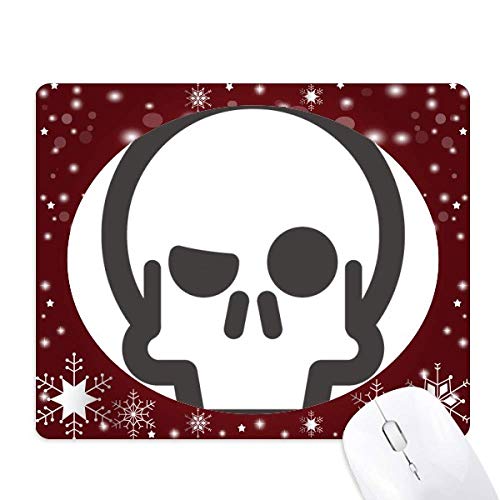 Tapis de souris squelette au regard déterminé pour égayer votre bureau cet hiver