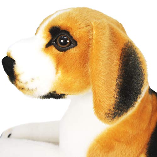 Brittany The Beagle - 17 Inch Large Beagle Dog Stuffed Animal Plush - by Tiger Tale Toys