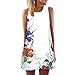 Produktbild Minikleid,SANFASHION Vintage Boho Frauen Sommer Sleeveless Strand Printed Short Mini Dress