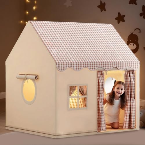 Tienda de campaña para niños transpirable con puerta y estructura estable 5