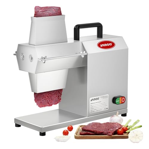 ARINOO Commercial Meat Tenderizer,450W Electric Meat Tenderizer Machine – Heavy Duty Stainless Steel Kitchen Tool with 54 Blades for Beef, Pork, Chicken, Fish – Output, Reverse Function