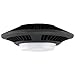 RAB GLED52Y BRONZE GARAGE CEILING 52W WARM LED W/ PRISMATIC LENS