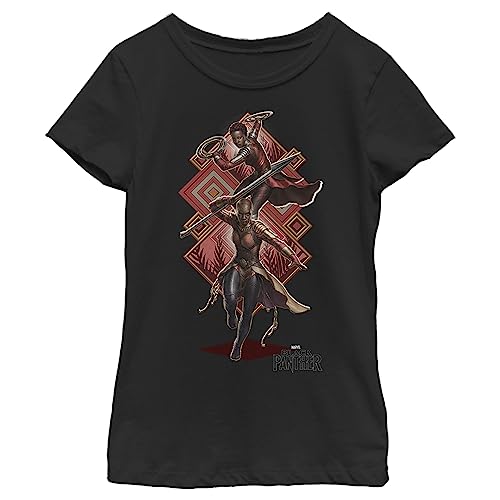 Tee shirt Marvel fille anti-déformation à manches courtes résistant