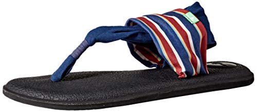 Sanuk Yoga Sling 2 Prints Sand Harbor Navy 7