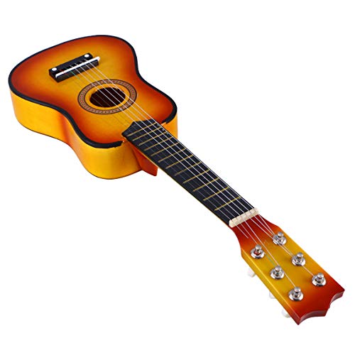 Patkaw Electric Guitar 21 Inch Kids Acoustic Guitar 54X21X6Cm Small Size Classical Acoustic Guitar For Beginners Educational Toy For Toddlers Acoustic Kids Guitar Kids Guitar Toy~Sun Guitar Picks #TOP29