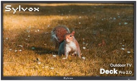 SYLVOX Outdoor TV, 65" Weatherproof TV, 4K UHD Smart Outside Tele...