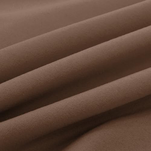 Image of Elegant Comfort Luxury Ultra-Soft 2-Piece Pillowcase Set 1500 Thread Count Egyptian Quality Microfiber Double Brushed-100% Hypoallergenic-Wrinkle Resistant, California King, Taupe