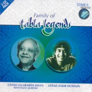 Family Of Tabla Legends - Ustad Allarakha Khan/Ustad Zakir Hussain (2-CD Set/Hindustani Classical Instrumental/Tabla)
