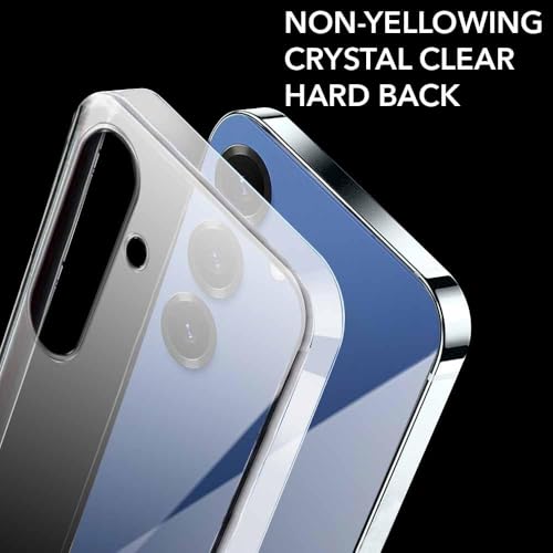 Image of DIZORO Compatible with Samsung Galaxy S25 5G Back Cover Case Clear,[ Anti Yellow ][Military Grade Protection] Hard PC Back Cover Transparent