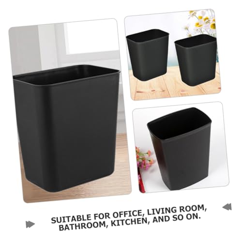 Set de 2 Canecas de Basura Cuadradas Pequeñas Sin Tapa miniatura 2