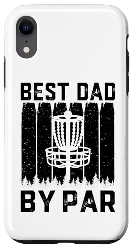 Best Dad by Bar for Disc Golf Lovers - Funny Father's Day Coque pour iPhone XR