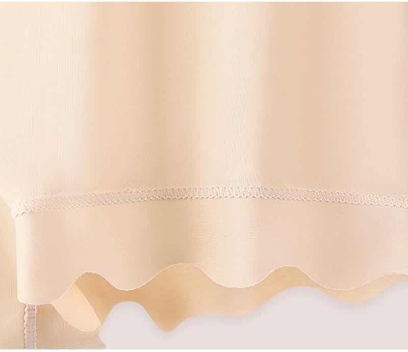 Silk Seamless Underwear-piece Flat-front Pants