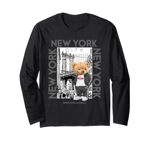 New York City Teddy Bear with The Dumbo Manhattan Bridge ����T�V���c