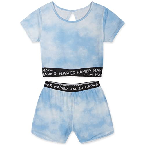 Conjunto Sport, Hapier, Meninas, Azul claro, 14