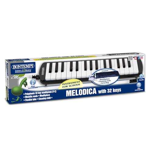 Bontempi 33 3250 - Blasharmonika 32 Tasten mit Metal tonzugen