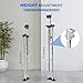 Drywall Stilts, 48''-64'' Drywall Stilts for Adults Adjustable Heights Aluminum Stilt for Painting Painter Pruning Branches or Exterior Wall Painting