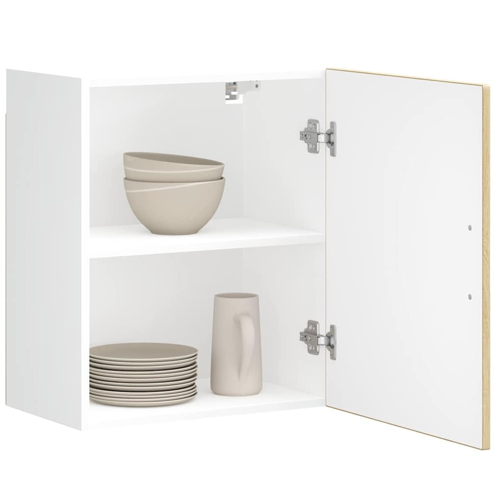 vidaXL Kitchen Wall Cabinet Porto Sonoma Oak Engineered Wood, 50 x 31 x 60 cm - Image 2