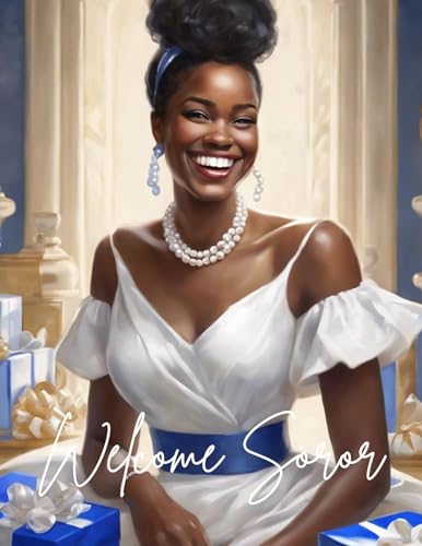Image of Sisterhood Welcome Greeting Cards (Blue and White)