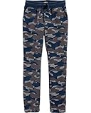 Elastic waistband Osh Kosh Boys\' Fleece Joggers, Heather Camo, 10
