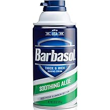 Barbasol Shave Cream, Soothing Aloe - 10 oz - 2 pk