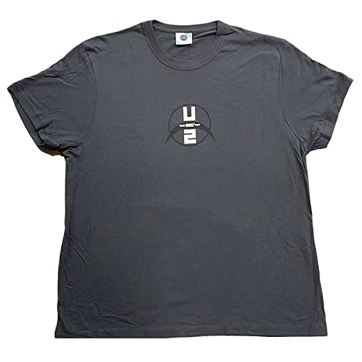 U2 - Camiseta 360 Degree Tour Gothenburg 2009 Estampado en Espalda de Algodón para Adultos Unisex (XL) (Gris)