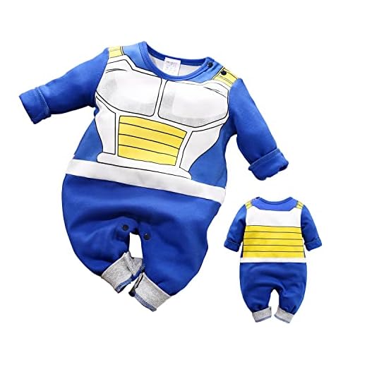 IURNXB Mono para bebé recién Nacido de Manga Corta con diseño de Dibujos Animados para niños y niñas Azul,Naranja,1-24 meses (1-3 meses, Azul)