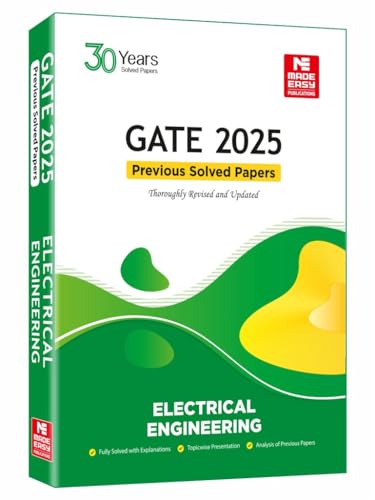 Image of GATE-2025: Electrical Engineering Previous Year Solved Papers