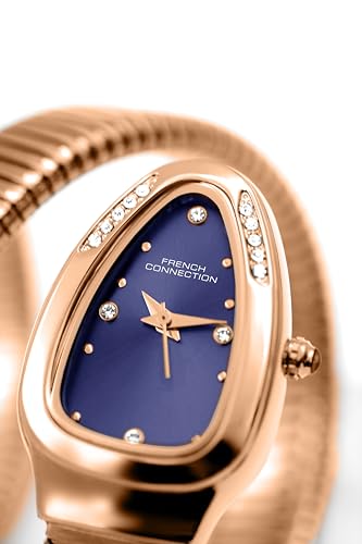 Image of French Connection Analog Blue Dial Women's Watch-FCN0110RGM