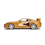 Jada 2 Fast 2 Furious Slap Jack's Toyota Supra Die-Cast Collectible Toy Vehicle Car, Gold with Decals, 1: 24 Scale, Copper - Image 2