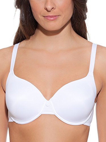 41CImcbZ7VL - Selene Sujetador Aurora con Aros Y Copa Relleno Gran Capacidad Blanco 105C