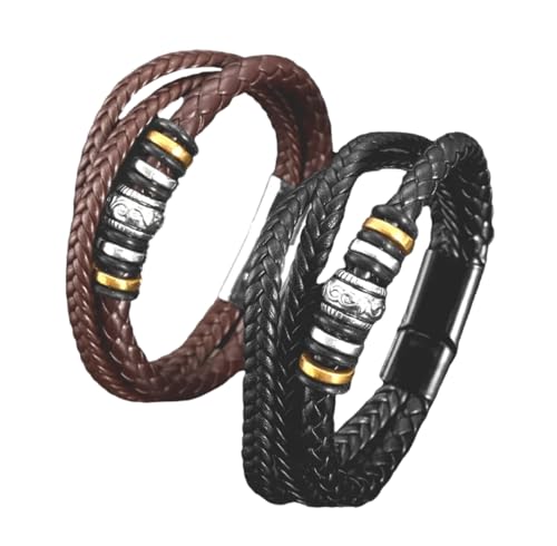 Bracelet homme charms et perles pour un cadeau d'anniversaire mémorable