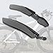 Yiju Mountain Bike Fenders Bicycle Mudflaps Repair Widen Fittings Bicycle Mud Guards Bike Mudguards for 24-26-27.5 Inches, Black