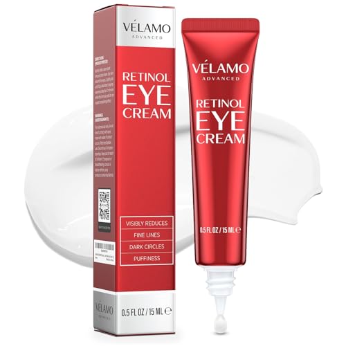 VELAMO ADVANCED Instant Eye & Face Lift Cream: Reduces Wrinkles Fine Lines Under Eye Bags Puffiness Dark Circles Crows Feet - Rapid Face Lifting Tightening Firming Retinol Under Eye Cream 15g