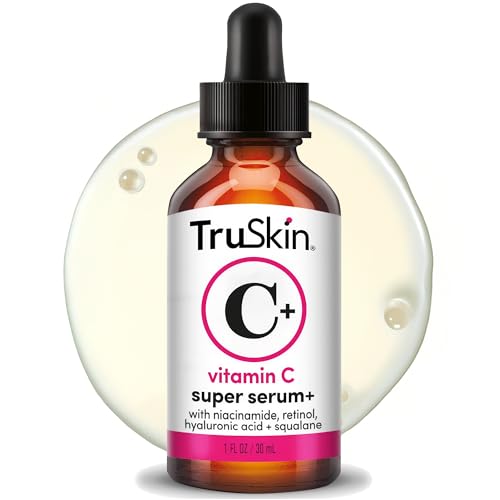 TruSkin Vitamin C Super Serum for Face &ndash; All-in-One Anti-Aging Serum with Vitamin C, Retinol,...