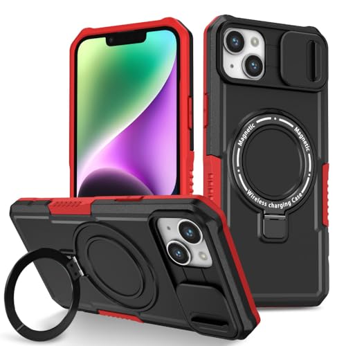 Coque rigide antichoc iPhone 13 Pro Max LVTFCO pour éviter les chutes avec son anneau aimanté