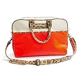 vinyl factory glasses online  Vinyl Factory Borsa Weekend - Leopardo, arancione