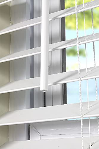 Calyx Interiors Snow White Cordless 2-Inch Faux Wood Blind With Royal Valance, 34-Inch Width X 60-Inch Height. Fits Inside Mount Windows Of 34 3/8 And Larger. #TOP1