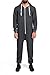 Uptickwear Men's Unisex Onesie Jumpsuit Elegant One Piece Pajama Playsuit Men's SleepWear All In One (Medium, Charcoal)
