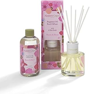 Hassett Green London Hearts & Roses Reed Diffuser and Refill Combination Set