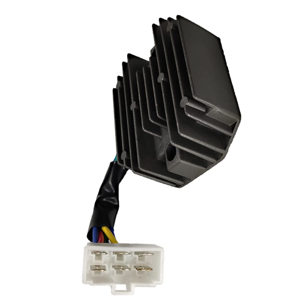 Baceyong 6 Pin Voltage Regulator Rectifier Compatible with Grassh-opper 718D 721D 721G John Deere Tractor 750 M802471 650 M802471 MIA881277 Kubota 821G RS 5101 RS5101 RS5155 - Image 2