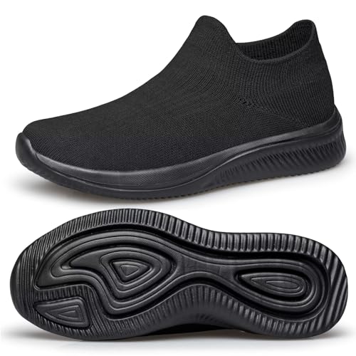 Image of vibdiv Pull-on Shoes Women Sock Sneakers Casual Lightweight Walking Jogging Yoga Indoor Outdoor Travel