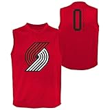 Outerstuff NBA Boys Youth (8-20) Damian Lillard Portland Trail Blazers Fast Lane Vneck Tank Top Muscle Shirt