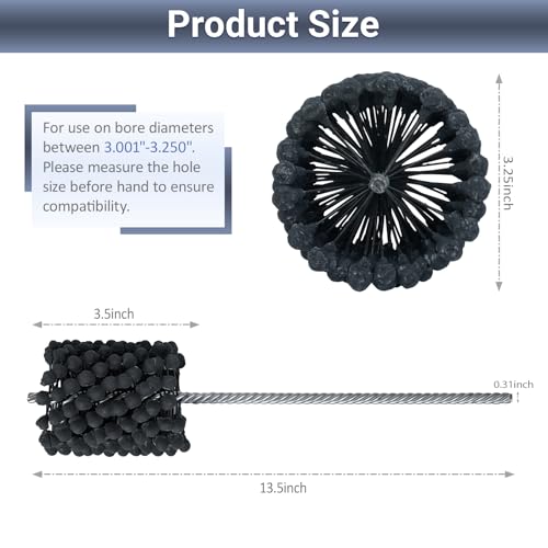 Image of Cylinder Hone, 240 Grit Silicon Carbide, 3 1 /4 inch (83mm) Diameter Ball Hone