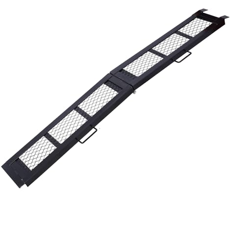 Rampa plegable de acero para carga, 80" 800 lbs, negra miniatura 2